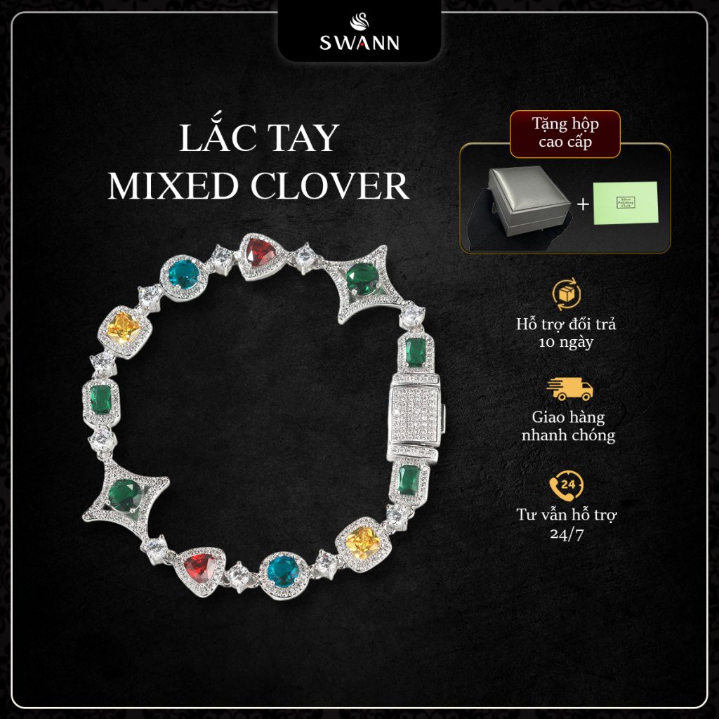 Lắc tay Mixed Clover